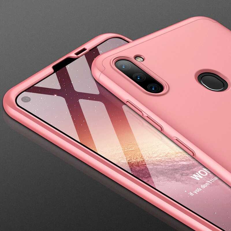 Galaxy A11 Kılıf Zore Ays Kapak Siyah-Gri