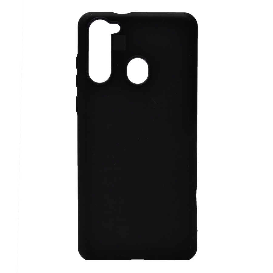 Galaxy A11 Kılıf Zore Biye Silikon Siyah