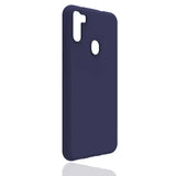 Galaxy A11 Kılıf Zore Biye Silikon Lacivert