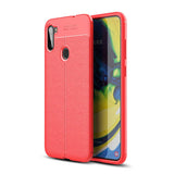 Galaxy A11 Kılıf Zore Niss Silikon Kapak Kırmızı