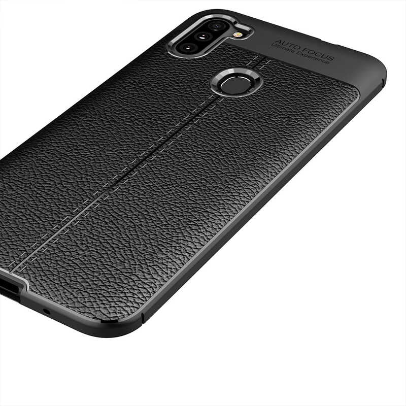 Galaxy A11 Kılıf Zore Niss Silikon Kapak Siyah