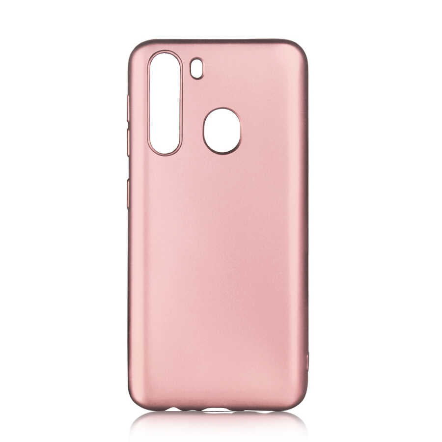 Galaxy A21 Kılıf Zore Premier Silikon Kapak Saks Mavi