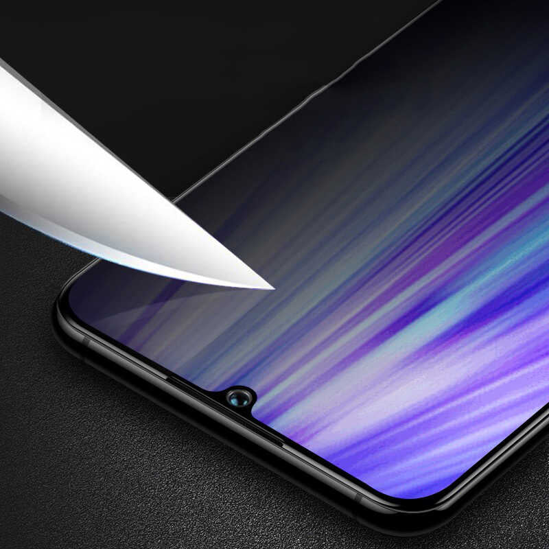 Galaxy A12 Davin 5D Privacy Cam Ekran Koruyucu Siyah