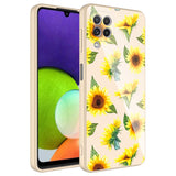 Galaxy A12 Kılıf Kamera Korumalı Desenli Sert Silikon Zore Epoksi Kapak NO2