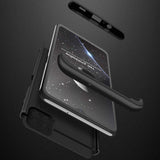 Galaxy A12 Kılıf Zore Ays Kapak Siyah-Kırmızı