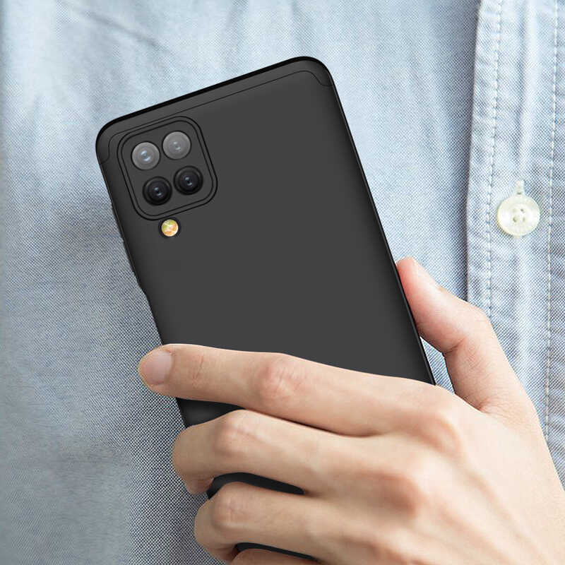 Galaxy A12 Kılıf Zore Ays Kapak Mavi