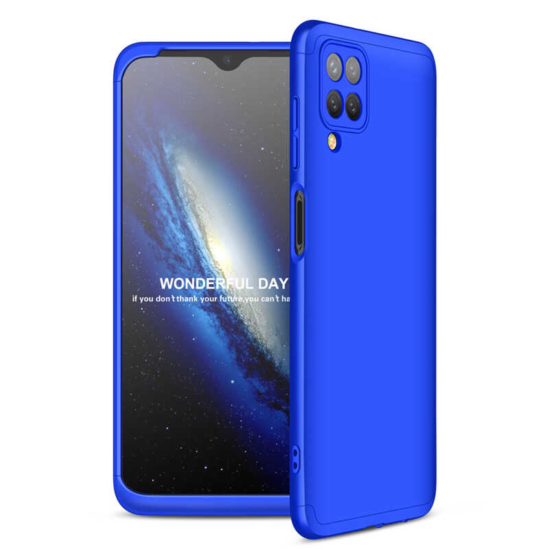 Galaxy A12 Kılıf Zore Ays Kapak Mavi