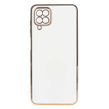 Galaxy A12 Kılıf Zore Bark Kapak Beyaz