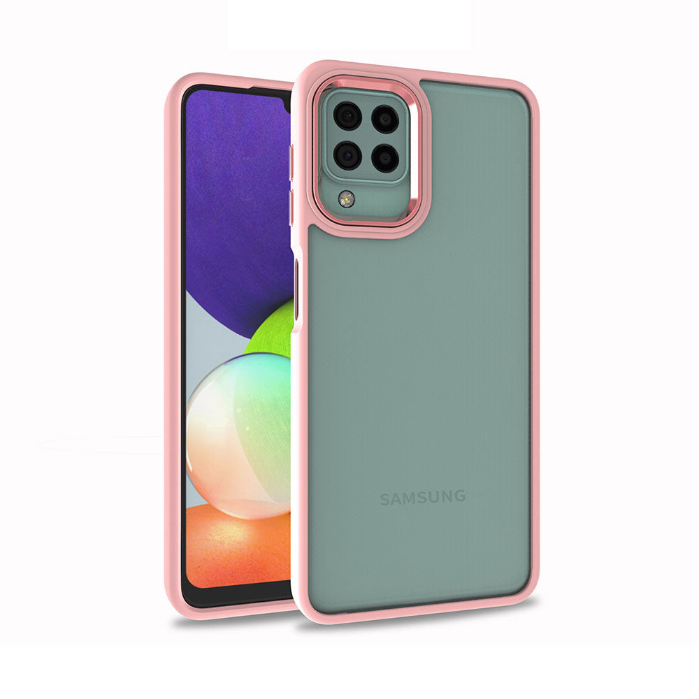 Galaxy A12 Kılıf Zore Flora Kapak Lila