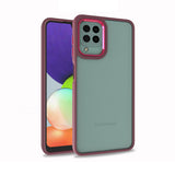 Galaxy A12 Kılıf Zore Flora Kapak Kırmızı
