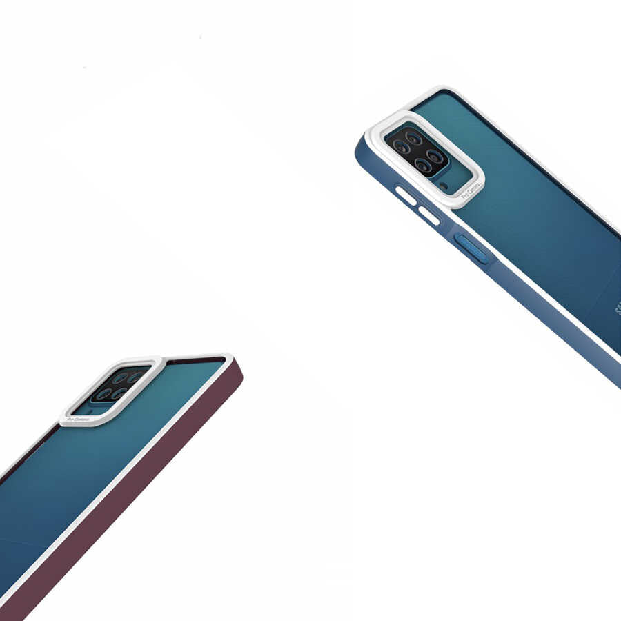 Galaxy A12 Kılıf Zore Mima Kapak Lila
