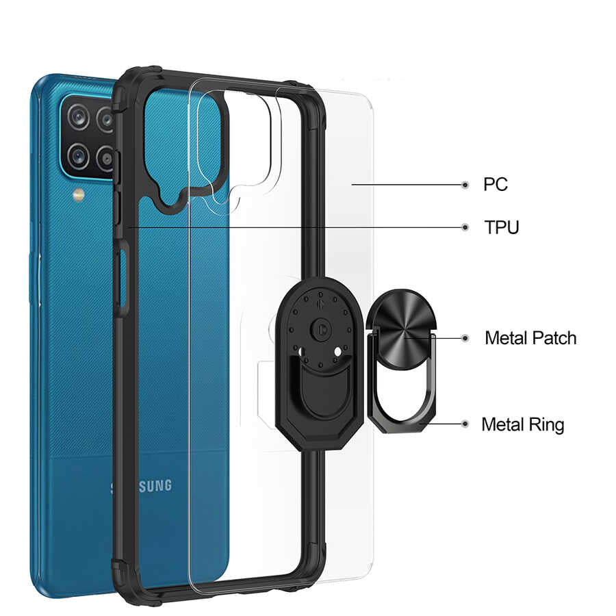 Galaxy A12 Kılıf Zore Mola Kapak Kırmızı