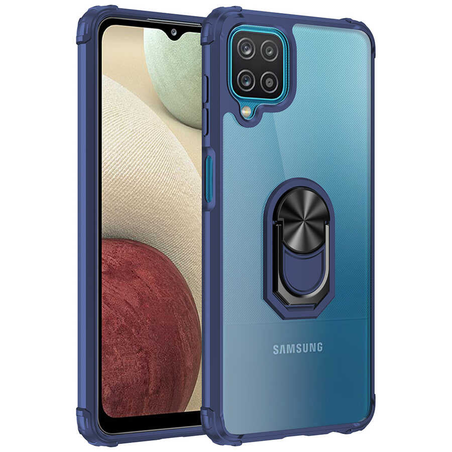 Galaxy A12 Kılıf Zore Mola Kapak Lacivert