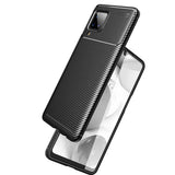 Galaxy A12 Kılıf Zore Negro Silikon Kapak Kahverengi