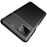 Galaxy A12 Kılıf Zore Negro Silikon Kapak Kahverengi