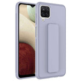 Galaxy A12 Kılıf Zore Qstand Kapak Lacivert
