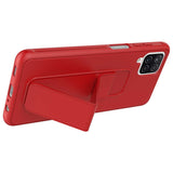 Galaxy A12 Kılıf Zore Qstand Kapak Gri