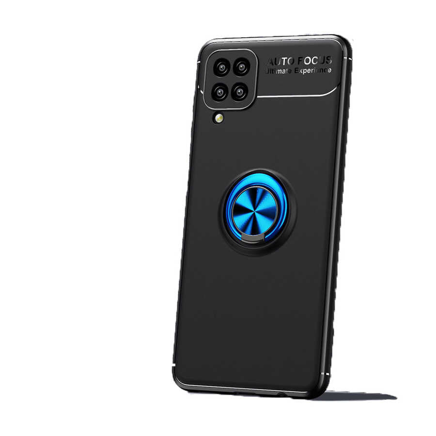 Galaxy A12 Kılıf Zore Ravel Silikon Kapak Kırmızı