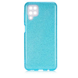 Galaxy A12 Kılıf Zore Shining Silikon Mavi
