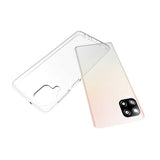 Galaxy A12 Kılıf Zore Süper Silikon Kapak Renksiz