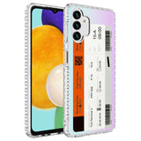 Galaxy A13 4G Kılıf Airbag Kenarlı Renkli Desenli Silikon Zore Elegans Kapak NO1