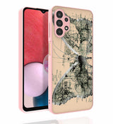 Galaxy A13 4G Kılıf Desenli Kamera Korumalı Parlak Zore Nora Kapak NO4