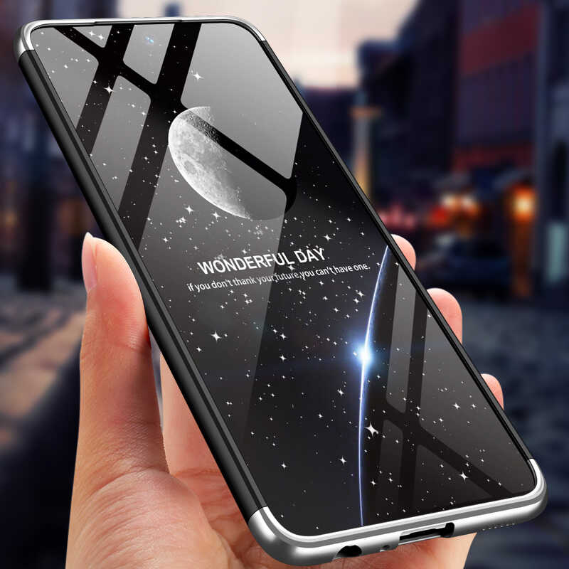 Galaxy A13 4G Kılıf Zore Ays Kapak Siyah-Mavi