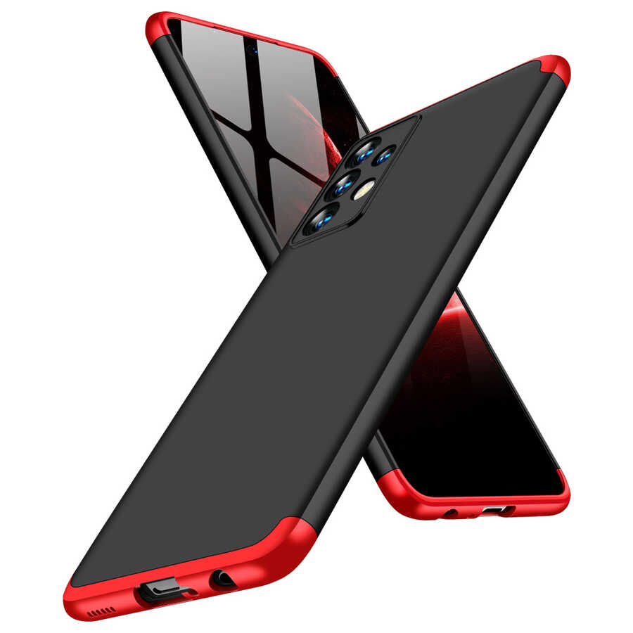 Galaxy A13 4G Kılıf Zore Ays Kapak Siyah-Mavi