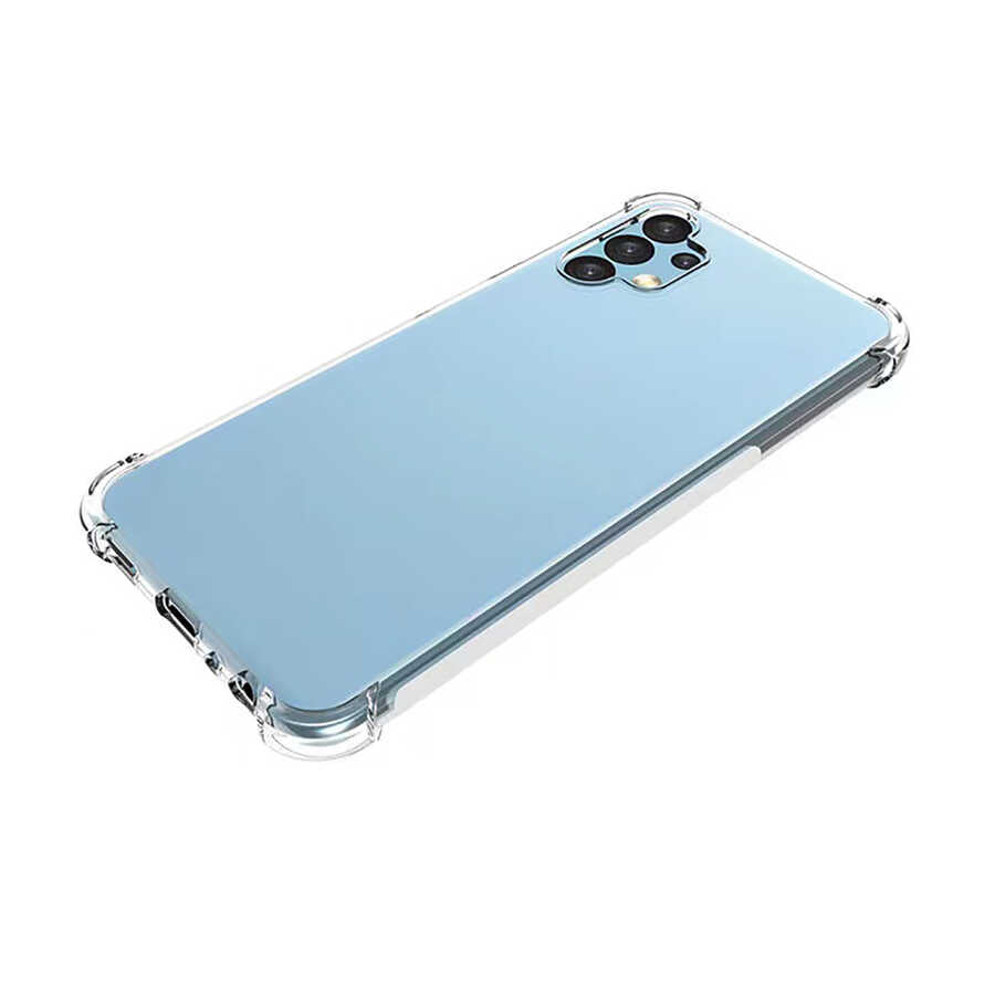 Galaxy A13 4G Kılıf Zore Nitro Anti Shock Silikon Renksiz