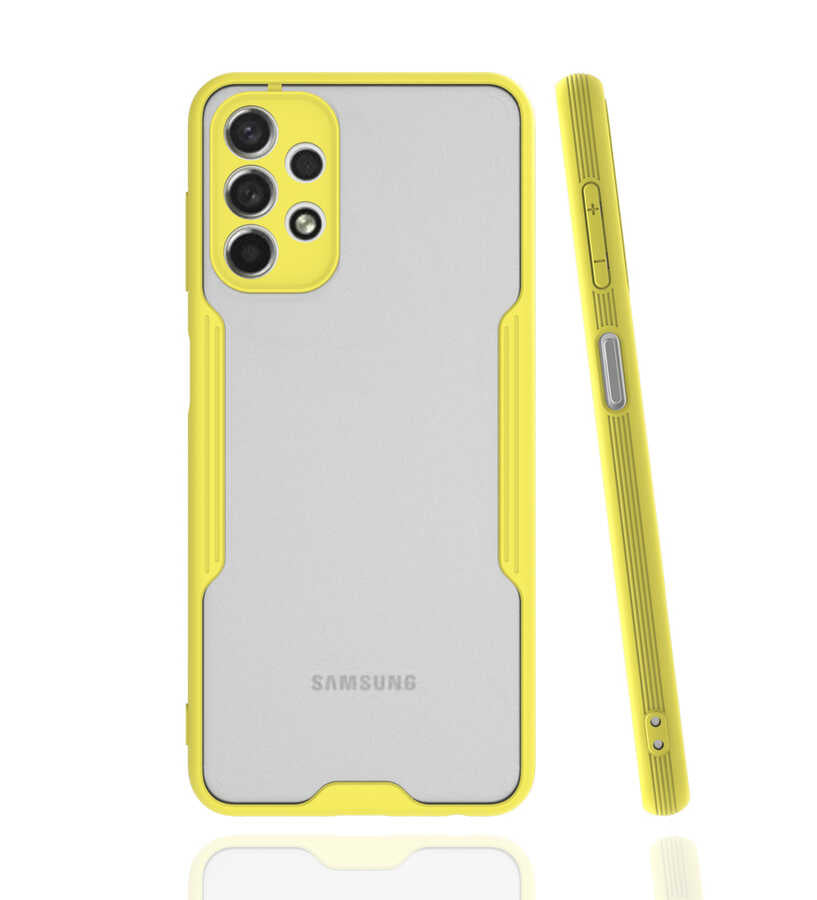Galaxy A13 4G Kılıf Zore Parfe Kapak Mor