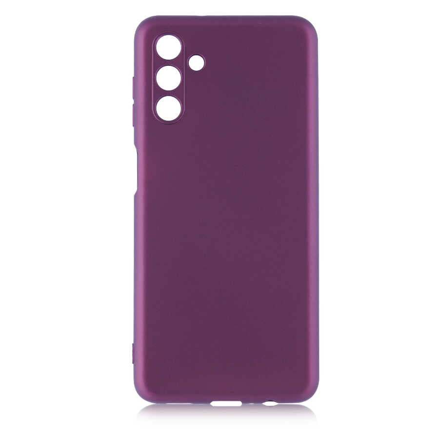 Galaxy A13 5G Kılıf Zore Premier Silikon Kapak Mürdüm
