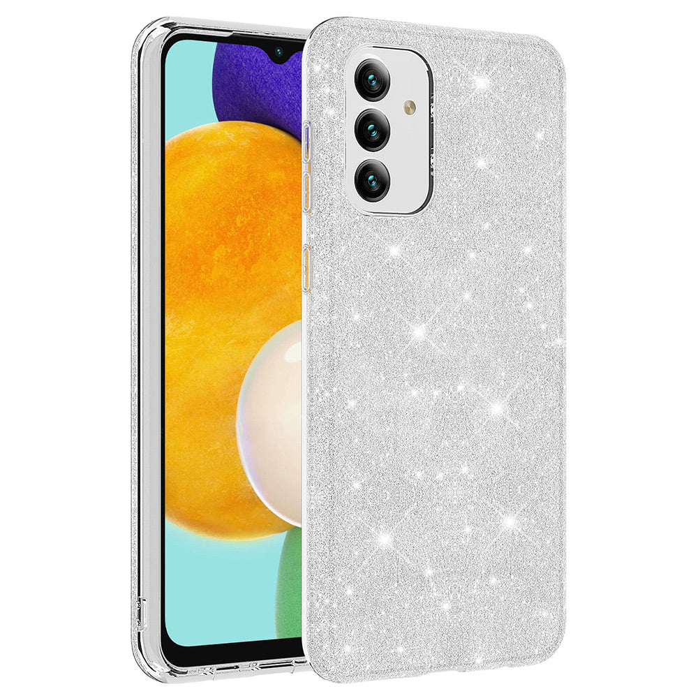 Galaxy A13 5G Kılıf Zore Shining Silikon Gold