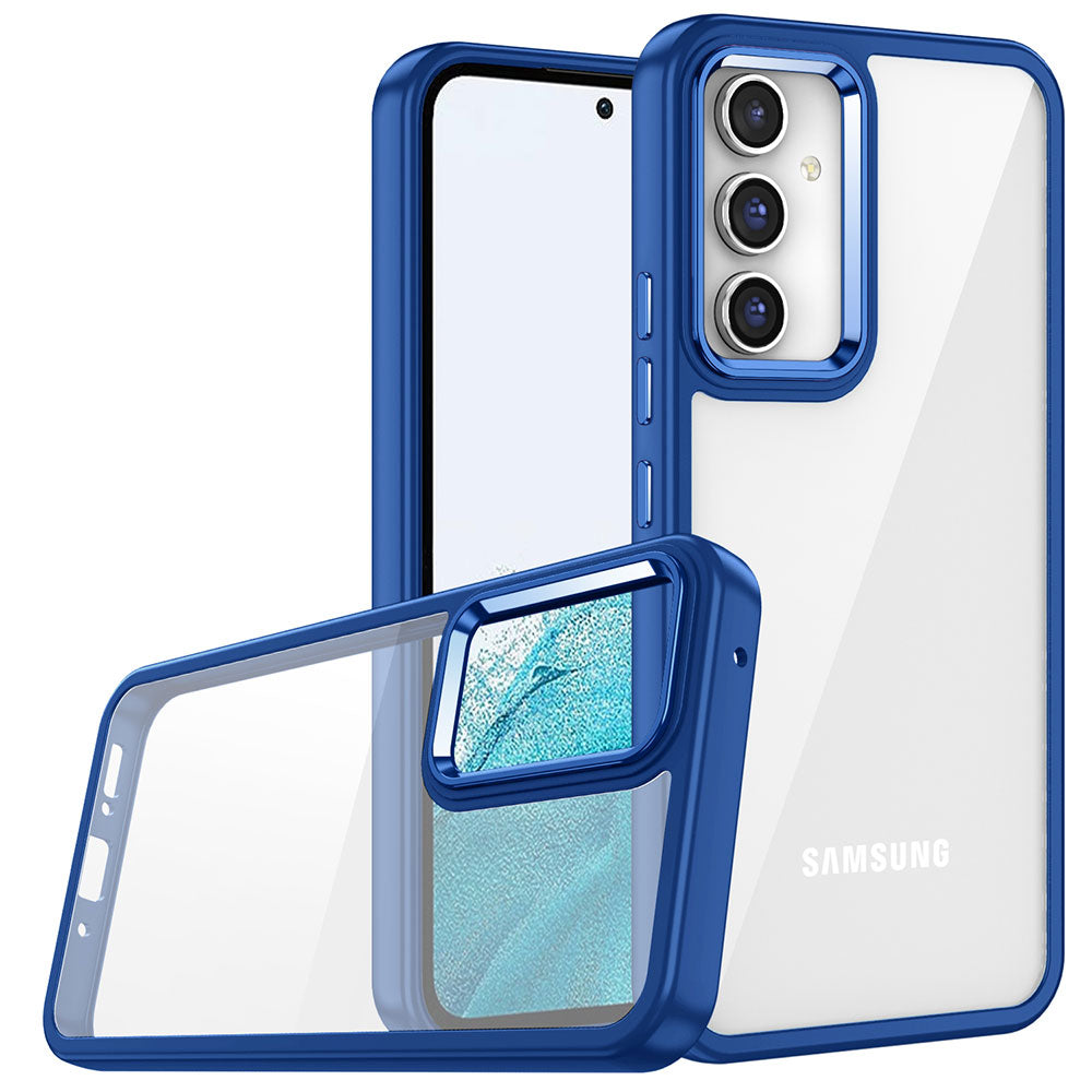 Galaxy A14 Kılıf Zore Flora Kapak Lacivert