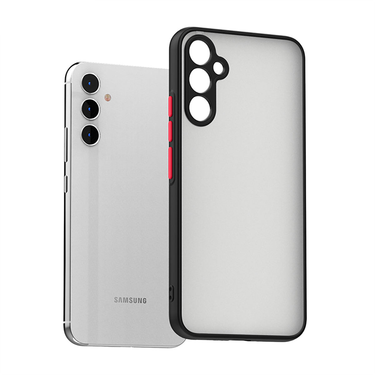 Galaxy A14 Kılıf Zore Hux Kapak Siyah