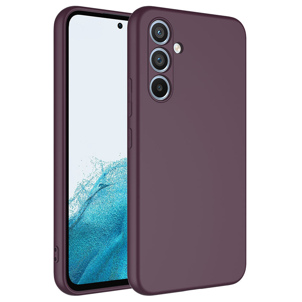 Galaxy A14 Kılıf Zore Mara Lansman Kapak Koyu Mor
