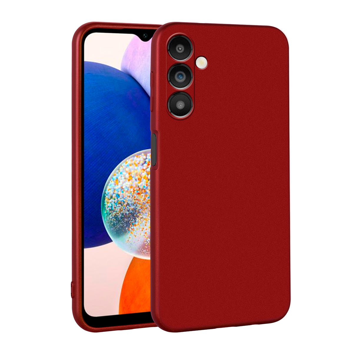 Galaxy A14 Kılıf Zore Premier Silikon Kapak Kırmızı