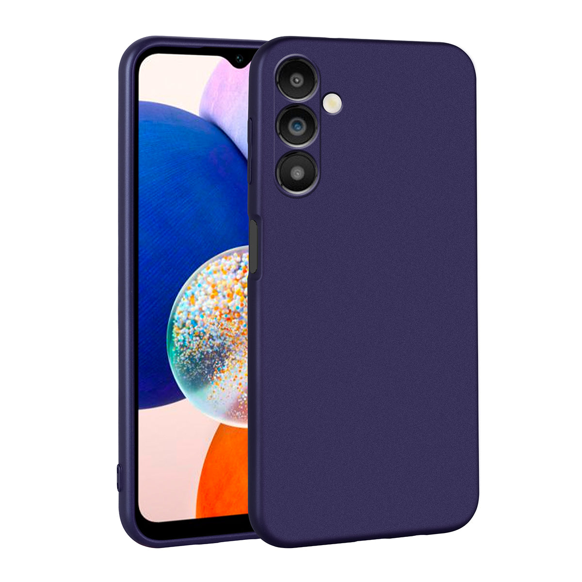 Galaxy A14 Kılıf Zore Premier Silikon Kapak Lacivert