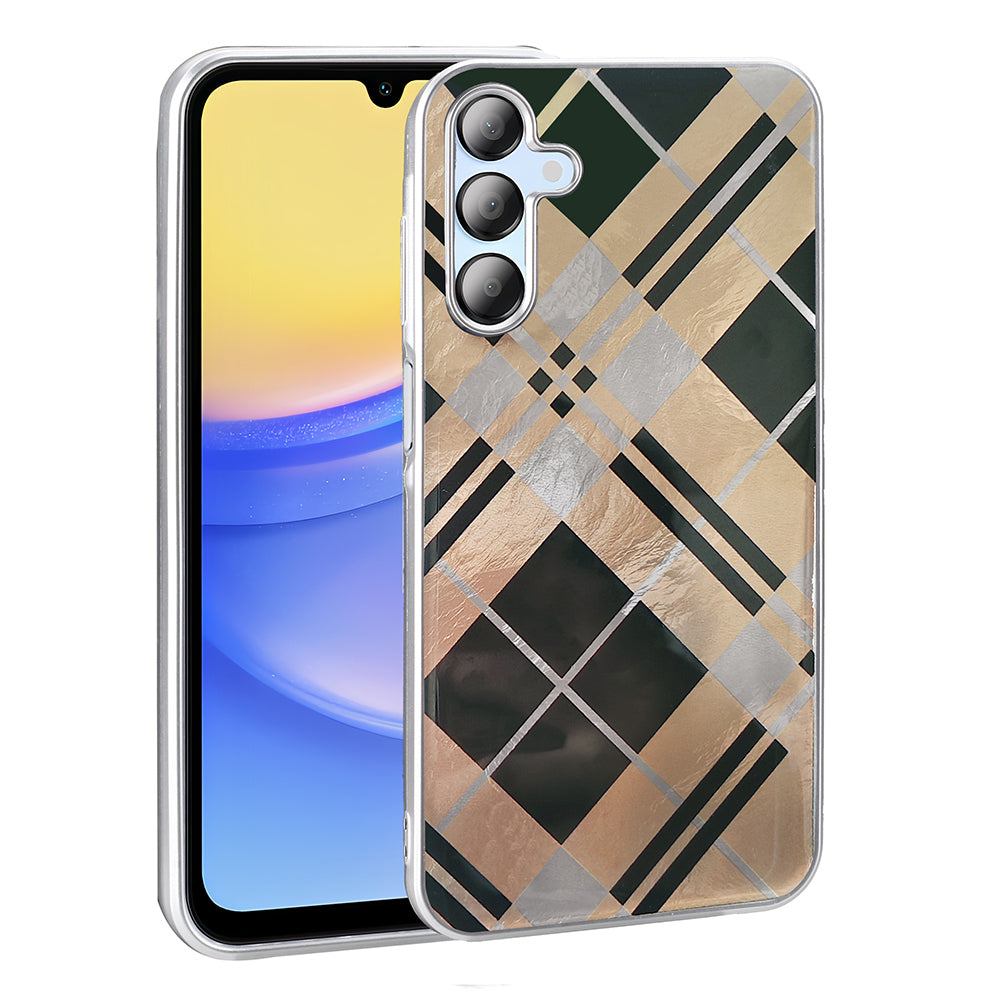 Galaxy A15 Kılıf Desenli Zore Mep Kapak Geometrik