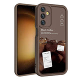 Galaxy A15 Kılıf Kamera Korumalı Baskılı Arka Yüzey Zore Klas Kapak Siyah