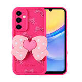 Galaxy A15 Kılıf Kamera Korumalı Figür Tasarımlı Zore Kapya Kapak Koyu Kahve