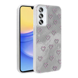 Galaxy A15 Kılıf Kamera Korumalı Figürlü Zore Ponti Silikon Kapak Açık Pembe