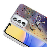 Galaxy A15 Kılıf Kamera Korumalı Figürlü Zore Ponti Silikon Kapak Açık Mavi