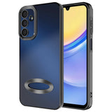 Galaxy A15 Kılıf Kamera Korumalı Logo Gösteren Zore Omega Kapak Rose Gold