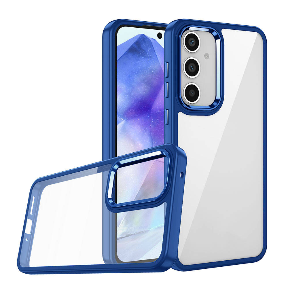 Galaxy A15 Kılıf Zore Flora Kapak Siyah