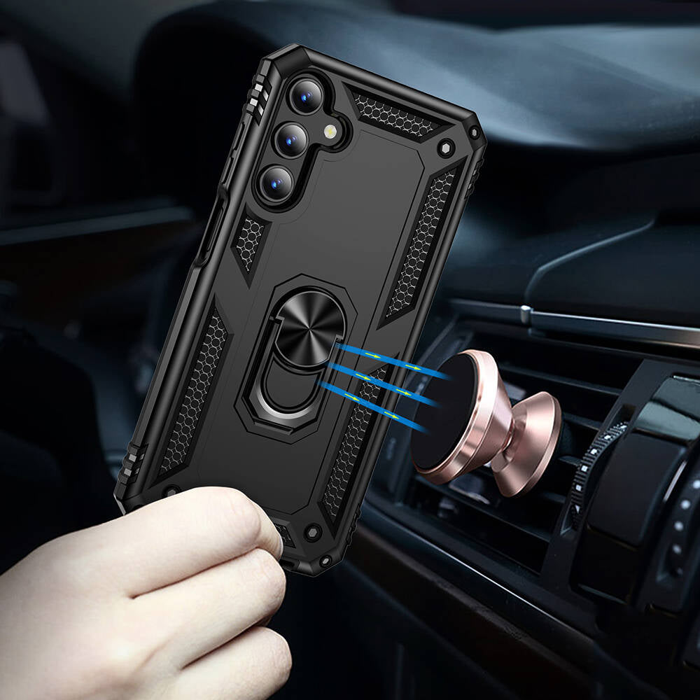 Galaxy A15 Kılıf Zore Vega Kapak Siyah