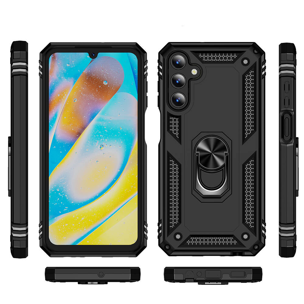 Galaxy A15 Kılıf Zore Vega Kapak Siyah