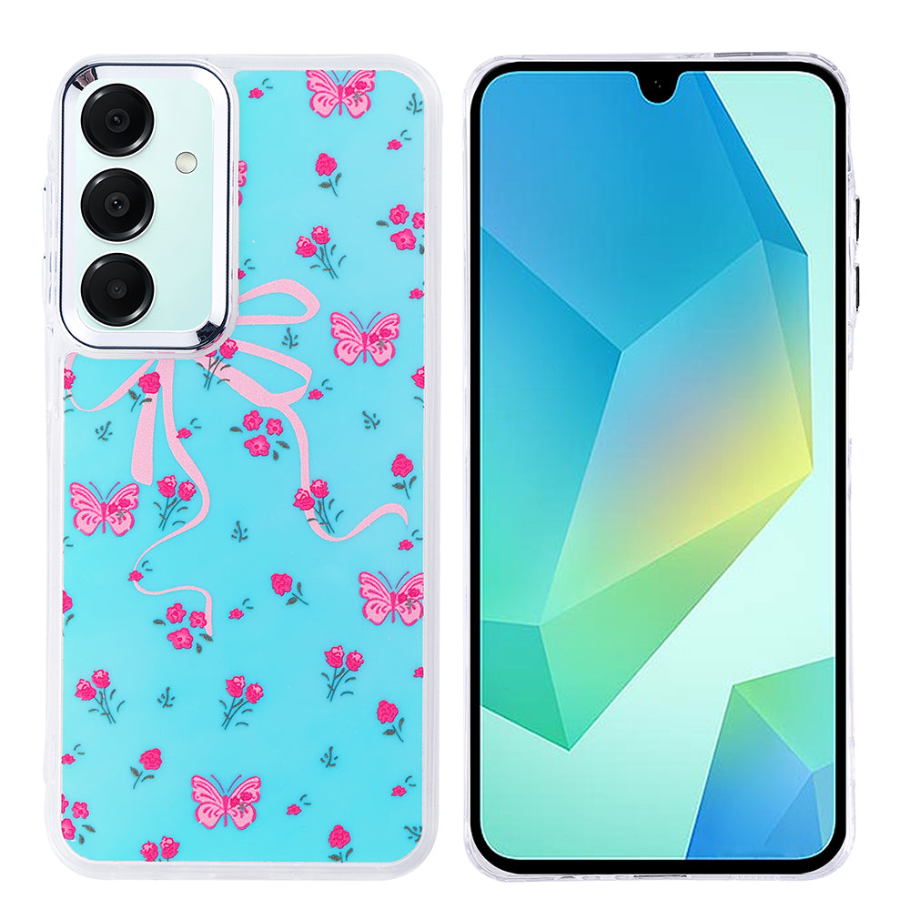 Galaxy A16 Kılıf Airbag Tasarımlı Zore Hadra Kapak Kelebek