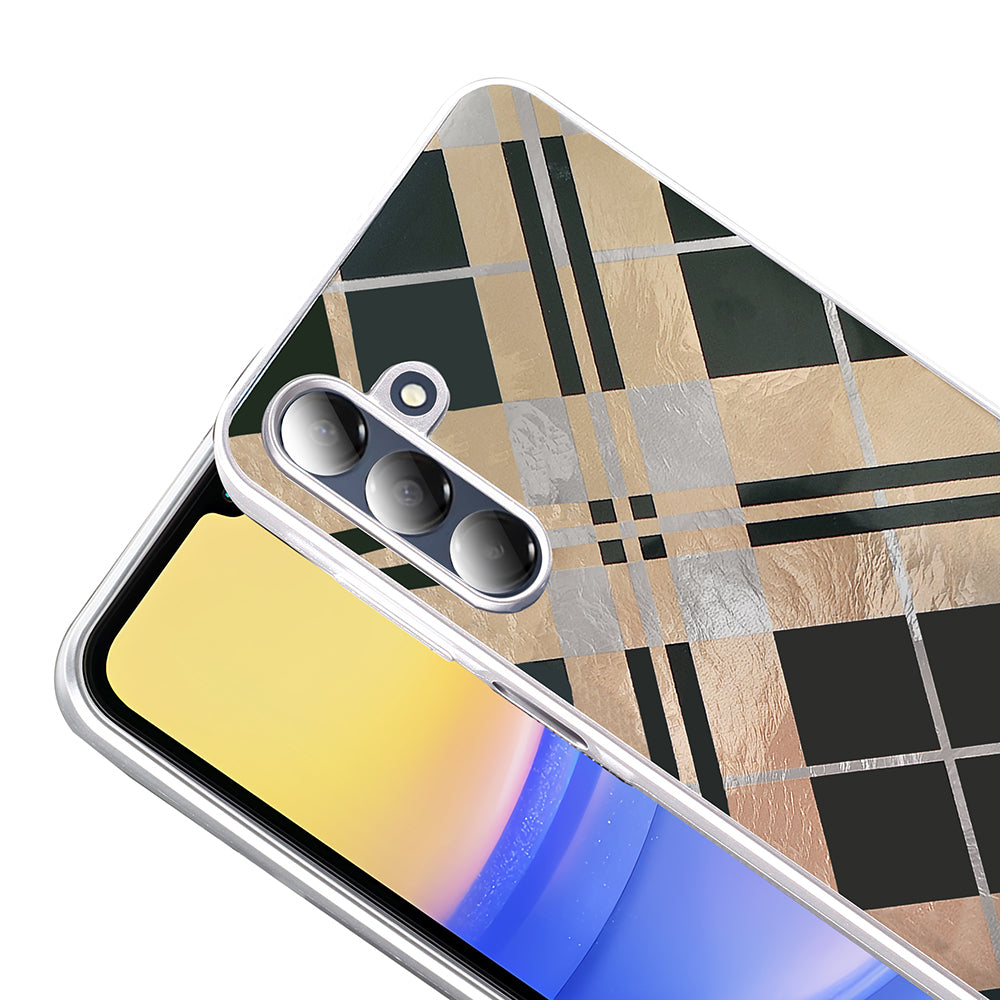 Galaxy A16 Kılıf Desenli Zore Mep Kapak Gri Leopar