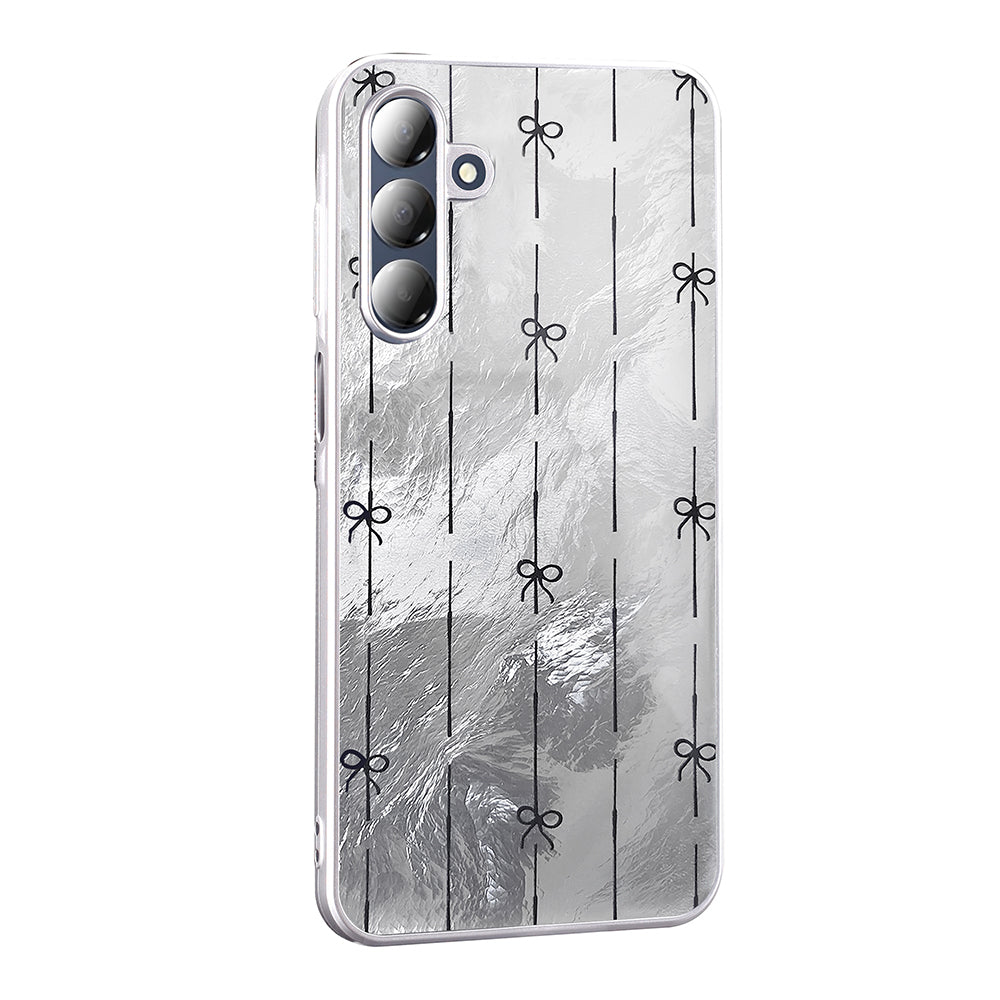 Galaxy A16 Kılıf Desenli Zore Mep Kapak İncili Fiyonk