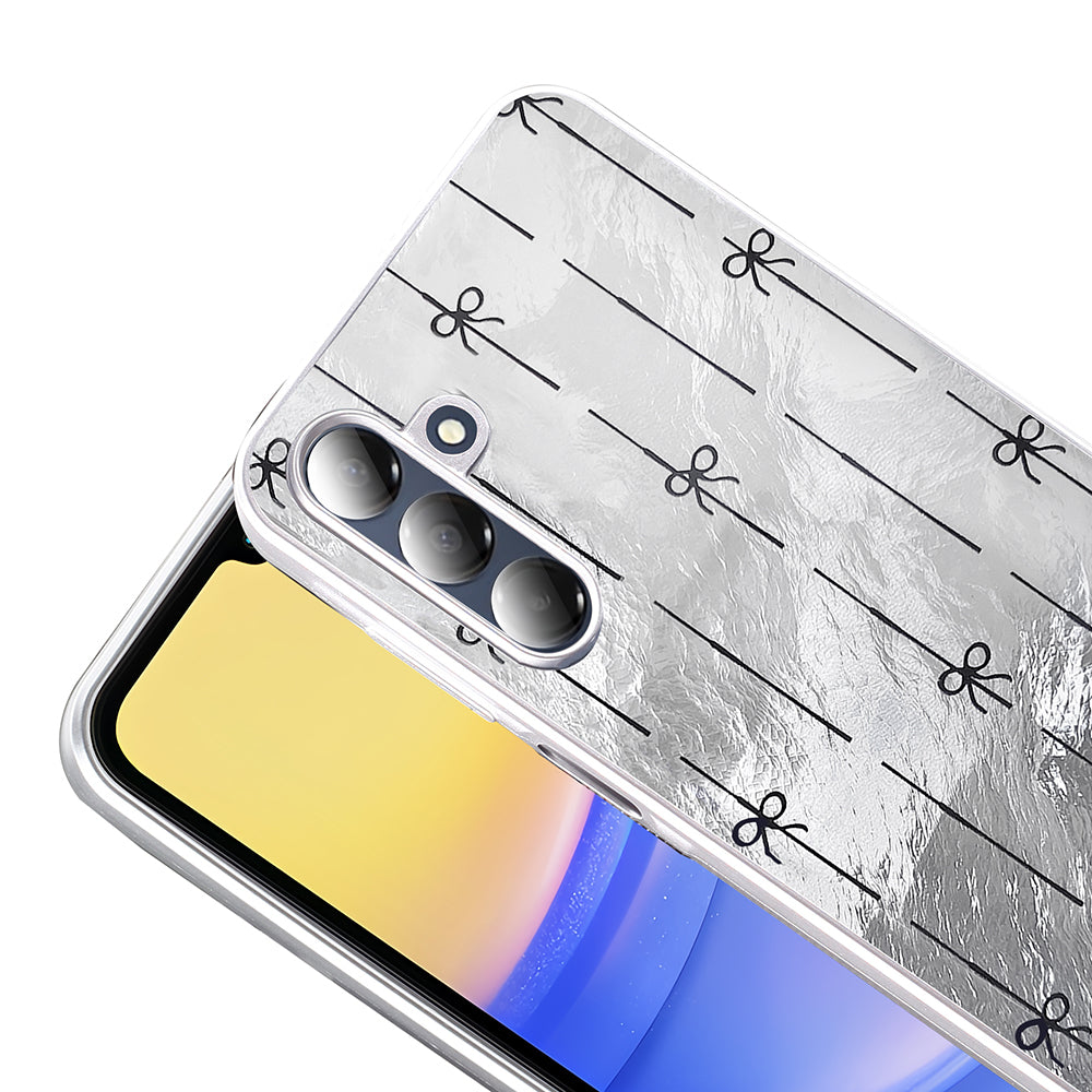 Galaxy A16 Kılıf Desenli Zore Mep Kapak Gri Leopar